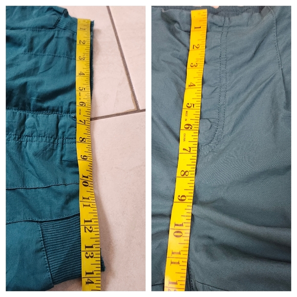 Free People Movement Mesmerize Me Colorblock Cargo Track Pant Women M Black Teal - Picture 15 of 16